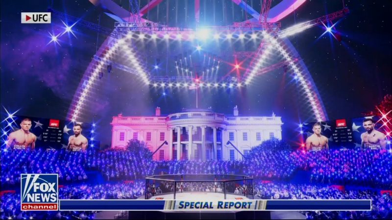 Look: Dana White shows vision for UFC event at White House