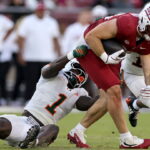 Miami Hurricanes linebacker Mohamed Toure starts his eighth year of college football
