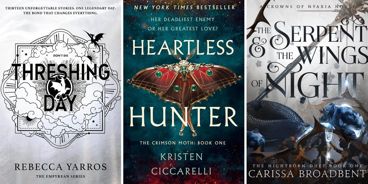 19 books like Rebecca Yarros' 'Fourth Wing' to read while you wait for the next 'Empyrean' novel