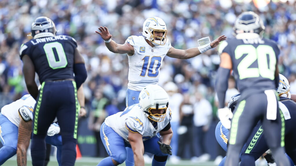 Jim Harbaugh: Justin Herbert had one of the grittiest performances I've seen on Sunday