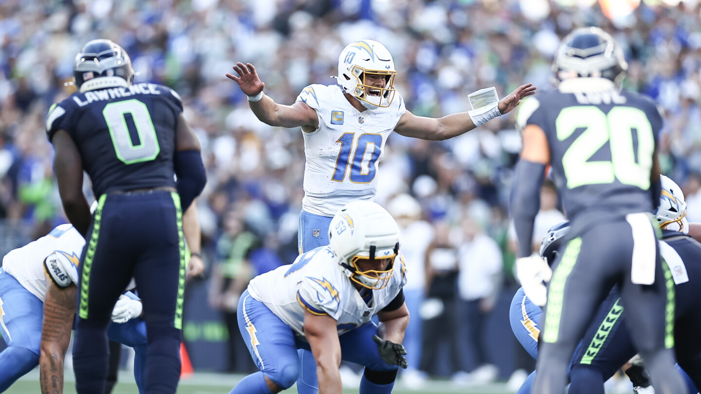 Jim Harbaugh: Justin Herbert had one of the grittiest performances I've seen on Sunday